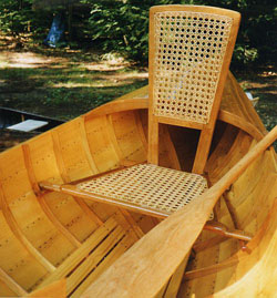 Guideboat seat