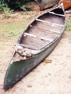 War canoe before